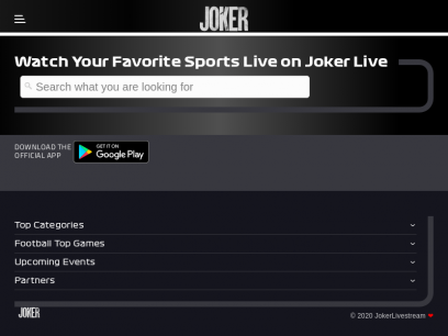 Live Matches Live Stream | Jokerstreaming.com