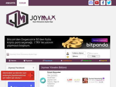 Joymax | Online Oyunlar Platformu
