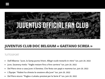 Juventus Club Doc Belgium &quot;Gaetano Scirea&quot; - Juventus Club Doc Belgium &quot;Gaetano Scirea&quot;