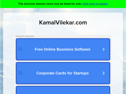 kamalvilekar.com.png
