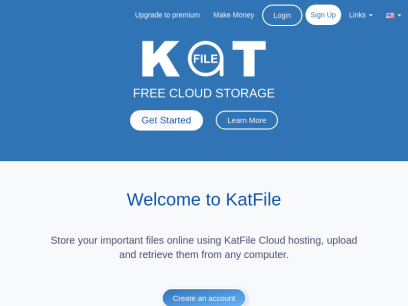 KatFile - Free Cloud Storage