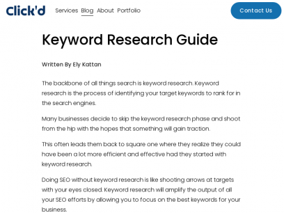 Guide to SEO Keyword Research for 2021 &mdash; Click&#39;d