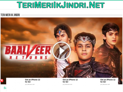 Watch Teri Meri Ik Jindri Zee Tv Serial Latest Episodes