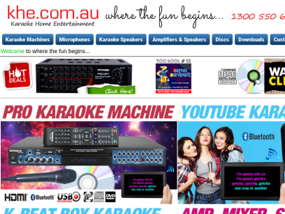 KHE.COM.AU - FOR EVERYTHING YOU NEED TO SING