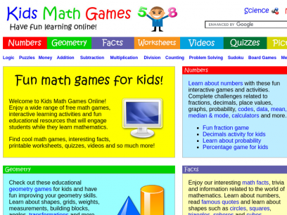 77 Similar Sites Like Kidsmathgamesonline.com & Alternatives