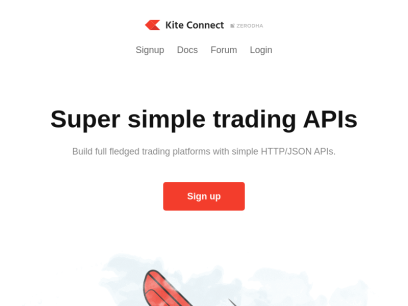 Kite Connect &ndash; REST-like HTTP trading APIs for individual traders and startups