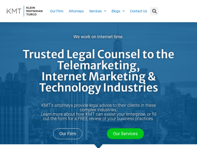 Telemarketing, Technology, &amp; Internet Attorneys - Klein Moynihan Turco