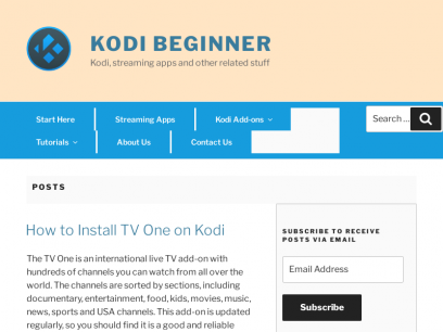 Kodi Beginner - Beginner&#039;s guide for Kodi