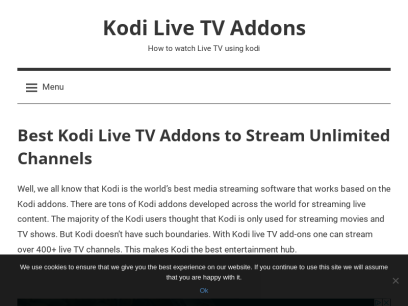 Best Kodi Live TV Addons of 2021 to Stream Unlimited Channels