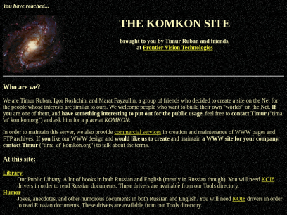 KOMKON Site