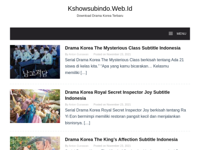 Sites like kshowsubindo.web.id &
        Alternatives