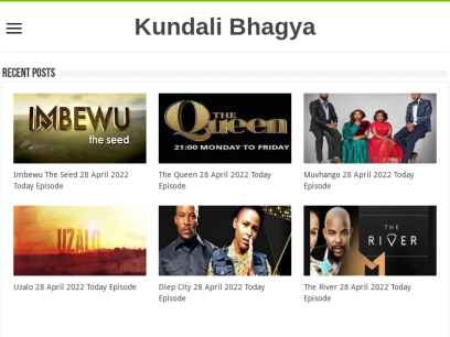 Kundali Bhagya Full Episode Zee TV Hindi Drama Serial