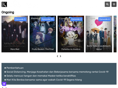 KuroGaze - Dowload Anime Subtitle Indonesia Ongoing &amp; Batch