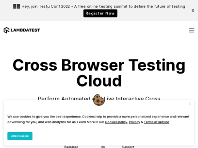 Most Powerful Cross Browser Testing Tool Online | LambdaTest