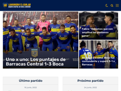 Lanumero12.com.ar - Diario digital de Boca Juniors
