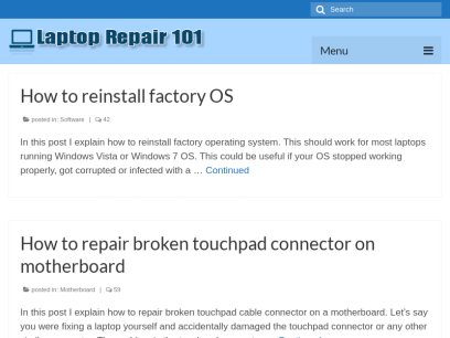 Laptop Repair 101