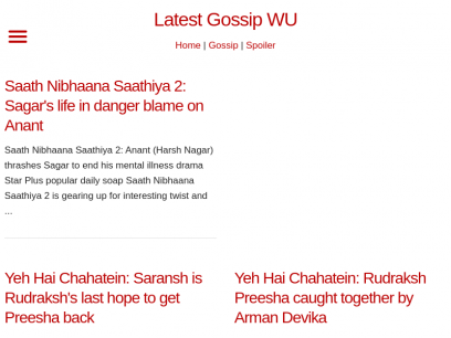 Entertainment News Website and Best Source of TV Serial Latest gossip, Web Series