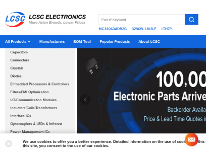     Electronic Components Distributor | JLCPCB &amp; EasyEDA Parts Online store - LCSC.COM