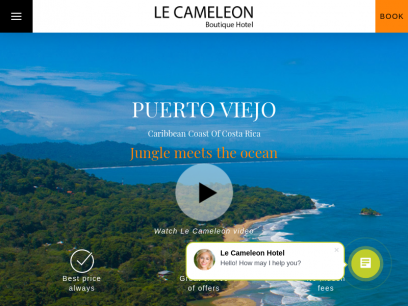 Le Cameleon Boutique Hotel - Costa Rica