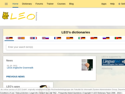 LEO.org - Ihr Sprachangebot im Web