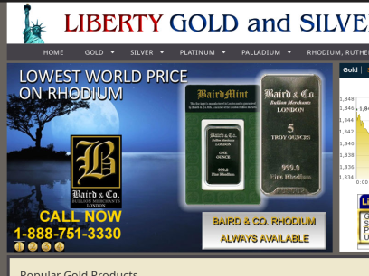 Liberty Gold and Silver - Buy Silver Gold Coins Bullion