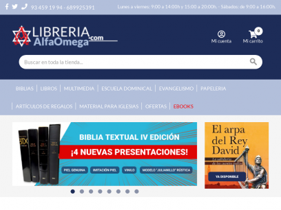 Librería AlfaOmega | Librería cristiana desde Barcelona