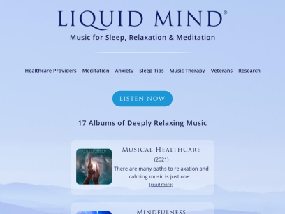 Liquid Mind (Chuck Wild) Relaxation Music