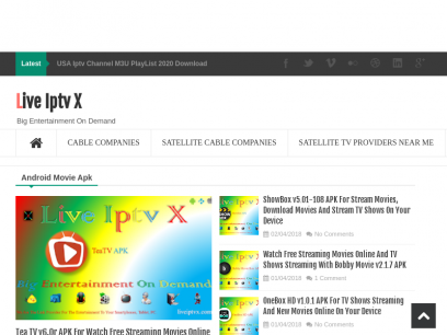 
       Live Iptv X - Big Entertainment On Demand
    