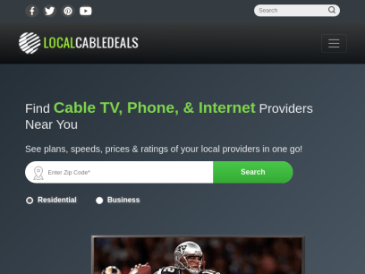 Find the Best Cable TV, Phone &amp; Internet Providers In Your Area