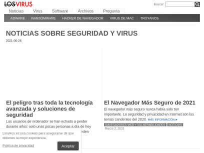 Noticias sobre seguridad y virus