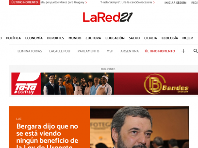 Noticias Uruguay, LARED21 Diario Digital