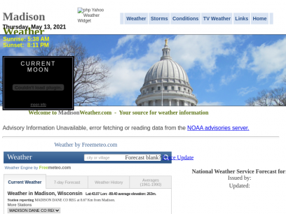 MadisonWeather.com - Your Source for Weather - Madison Wisconsin