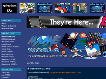 MAMEWorld - The Largest MAME Resource on the Net