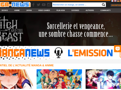 Manga news - Toute l'actualité manga et anime en France et au Japon