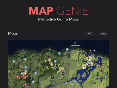 Map Genie | Awesome Interactive Game Maps