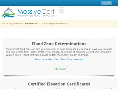 MassiveCert - Massively Easy Flood Certification
