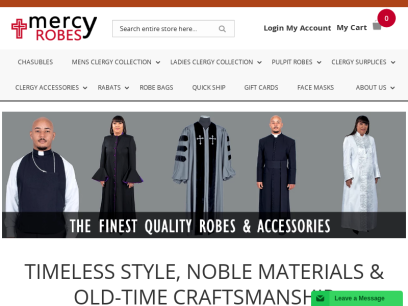 Mercy Robes Clergy &amp; Pulpit Robes | Church Accessories | Mercy Robes | Mercy Robes