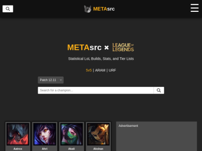 METAsrc LoL Patch 11.9 Guides - 5v5