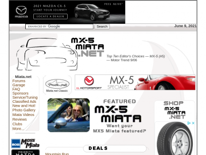 The MX-5 Miata Pit Stop: MX-5 Miata.net