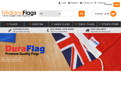Midland Flags - Buy Flags at the UK's Largest Flag Shop