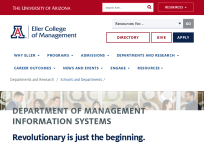Department of Management Information Systems | Eller College of Management