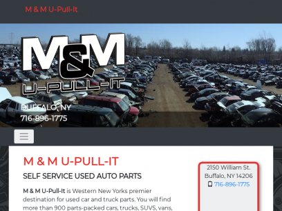 M &amp; M U-PULL-IT Auto Parts - M &amp; M U-PULL-IT Self Service Auto Parts
