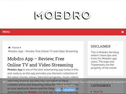 Mobdro Apk Review | Mobdro app for Pc | Kodi | Mobdro for Android IOS Blackberry