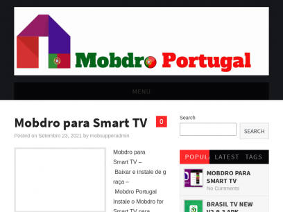 Mobdro Android 2021 - Baixe para assistir TV online