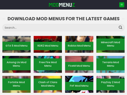 Mod Menuz | Download Mod Menu Trainers &amp; Hacks 2021