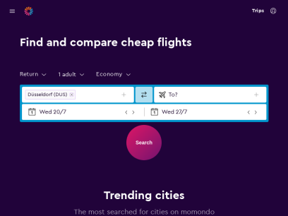 Cheap Flights - Search and Compare Flights | momondo