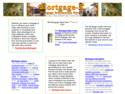 Mortgage-X ~ Everything There Is To Know About Mortgage Loans