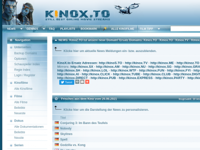KinoZ.TO - Best Online Movie Streams - Kostenlos Filme online und Serien anschauen - KinoX.to - KinoS.to
