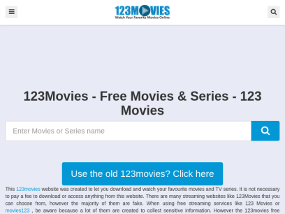 Movies123 - 123 Movies |Watch 123Movies Free| movies123 app