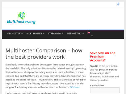 Multihoster Comparison - how the best providers work